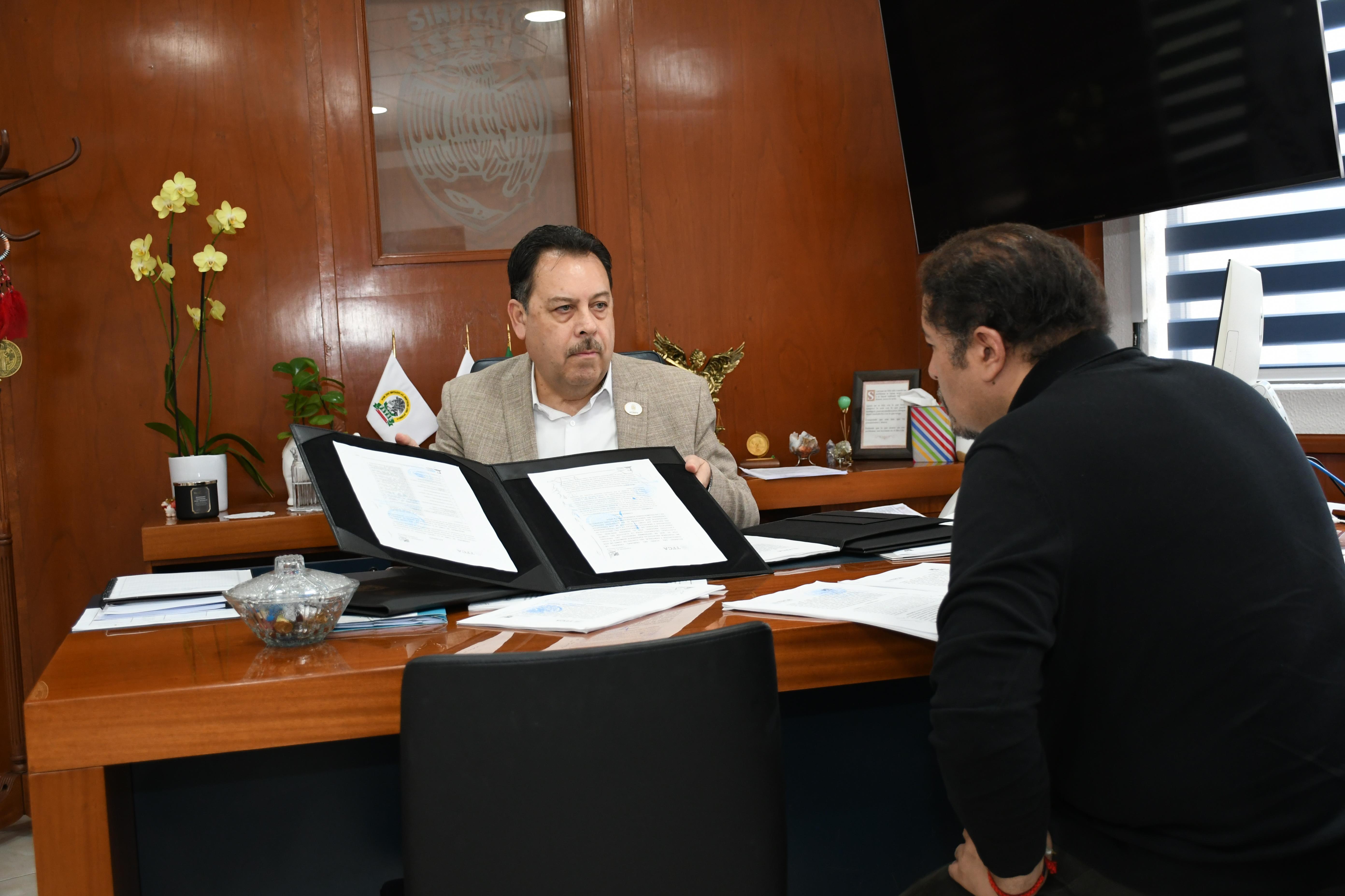 Reunión Lic. Cesar Meléndez, Secretario de Asuntos Jurídicos 